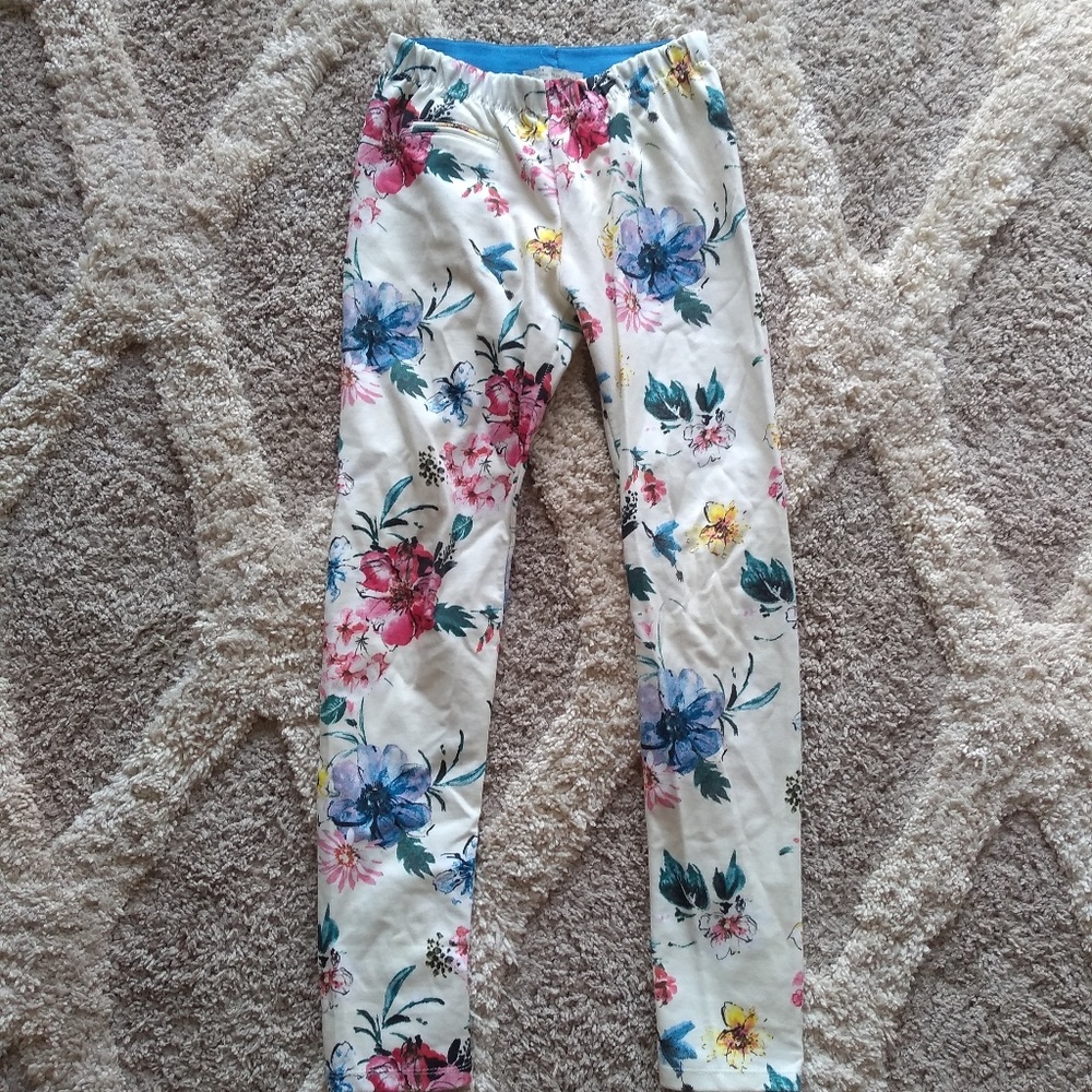 🛍️SALE:Zara Girls Floral Print Stretch Pants